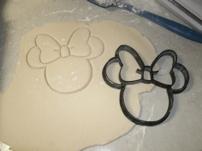 Minnie Mouse Head Cartoon Character Cookie Cutter Made in USA PR530