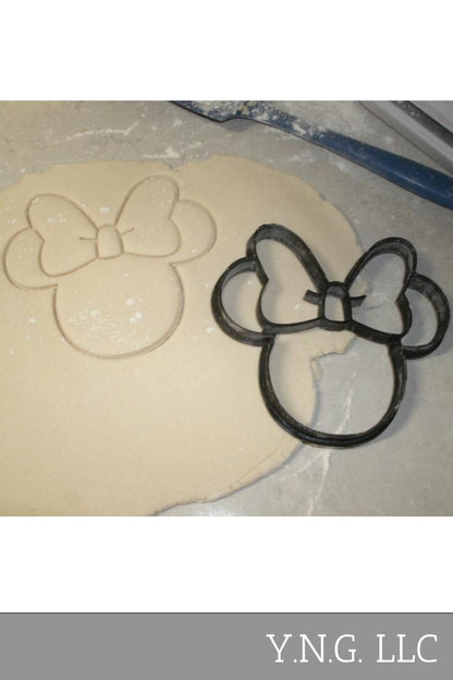 Minnie Mouse Head Cartoon Character Cookie Cutter Made in USA PR530