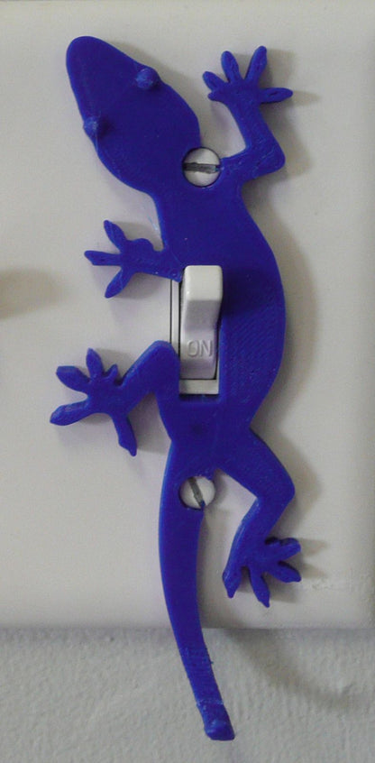 Lizard Gecko Light Switch Cover Decor With Hook For Keys Made in USA PR34