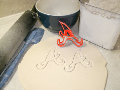 Atlanta Braves A Letter MLB Baseball Team Cookie Cutter Made In USA PR2220