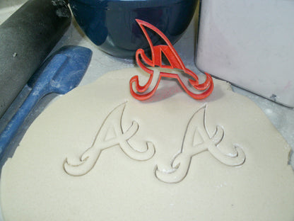 Atlanta Braves A Letter MLB Baseball Team Cookie Cutter Made In USA PR2220