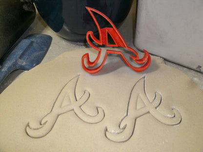 Atlanta Braves A Letter MLB Baseball Team Cookie Cutter Made In USA PR2220