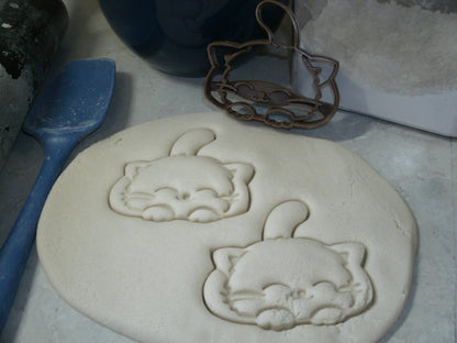 Cat Kitty Sneaky Laying Down Animal Pet Kitten Cookie Cutter Made In USA PR2342