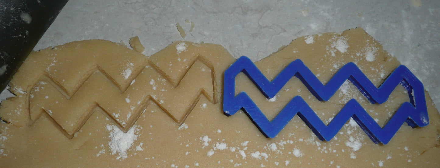 Chevron Cookie Cutter Cake Special Occasion 3D Printed - Made USA PR262