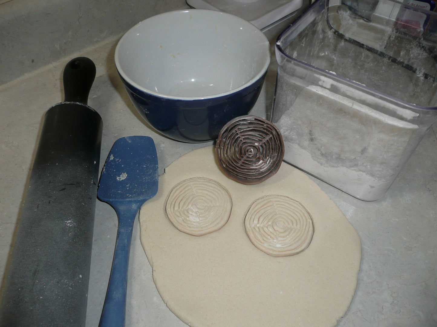 Detailed Tree Wood Grain Slice Stump Layer Cookie Cutter Made In USA PR2565