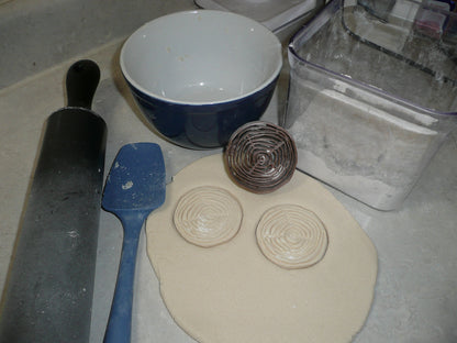 Detailed Tree Wood Grain Slice Stump Layer Cookie Cutter Made In USA PR2565