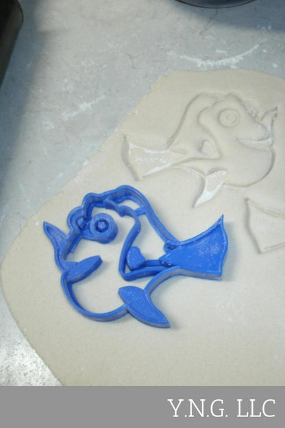 Dory Fish Finding Nemo Cartoon Character Cookie Cutter Made In USA PR524