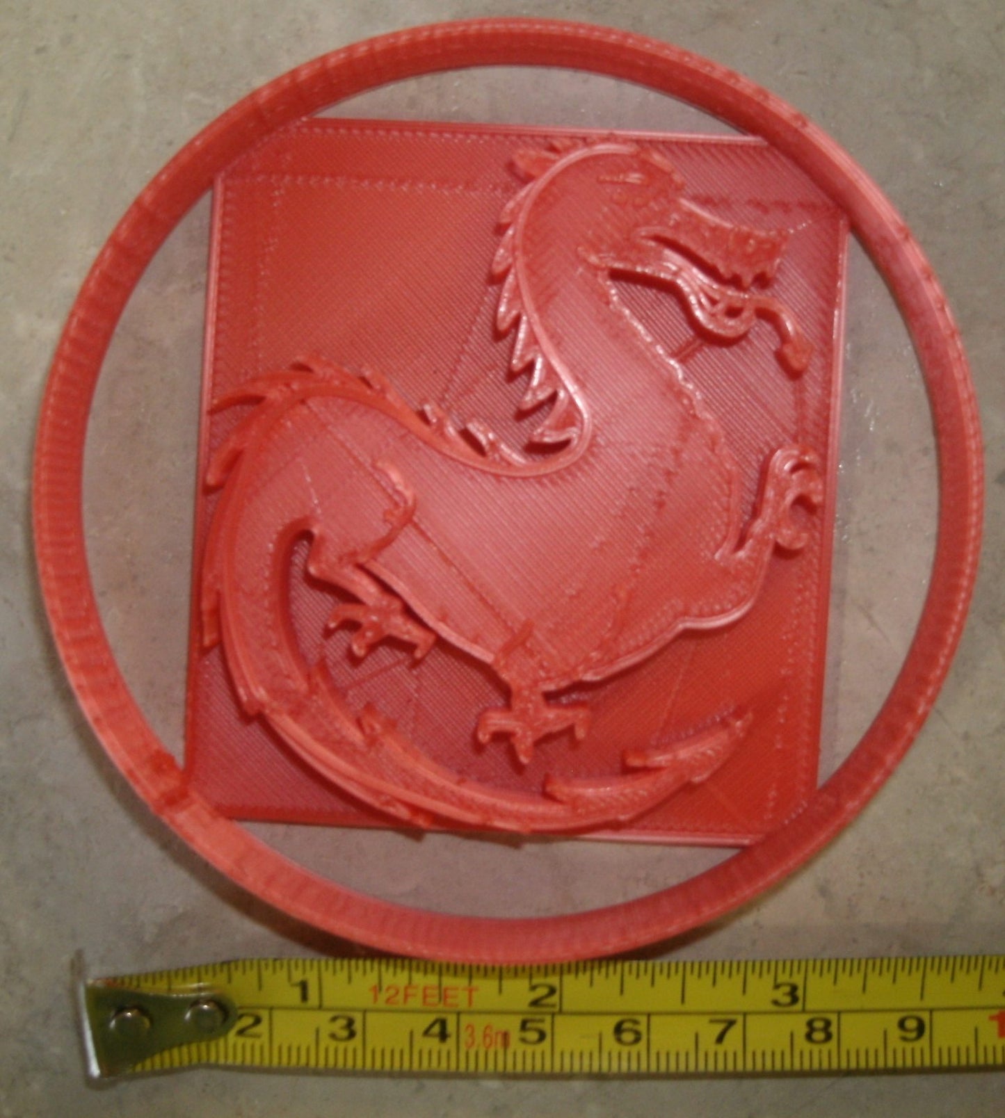 Dragon Fire Breathing Winged Creature Cookie Cutter Made In USA PR2668