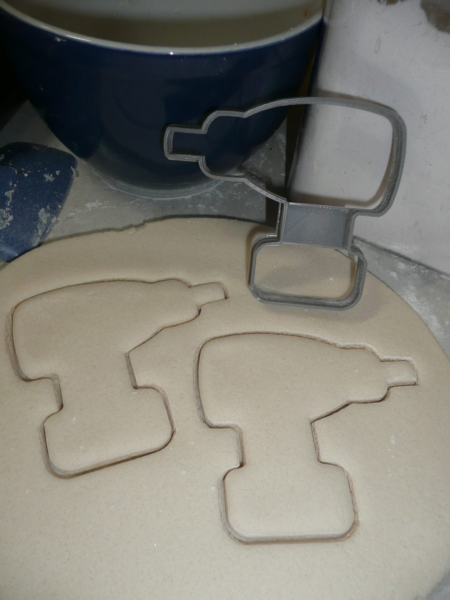 Power Drill Electric Tool Construction Fathers Day Cookie Cutter USA PR2707