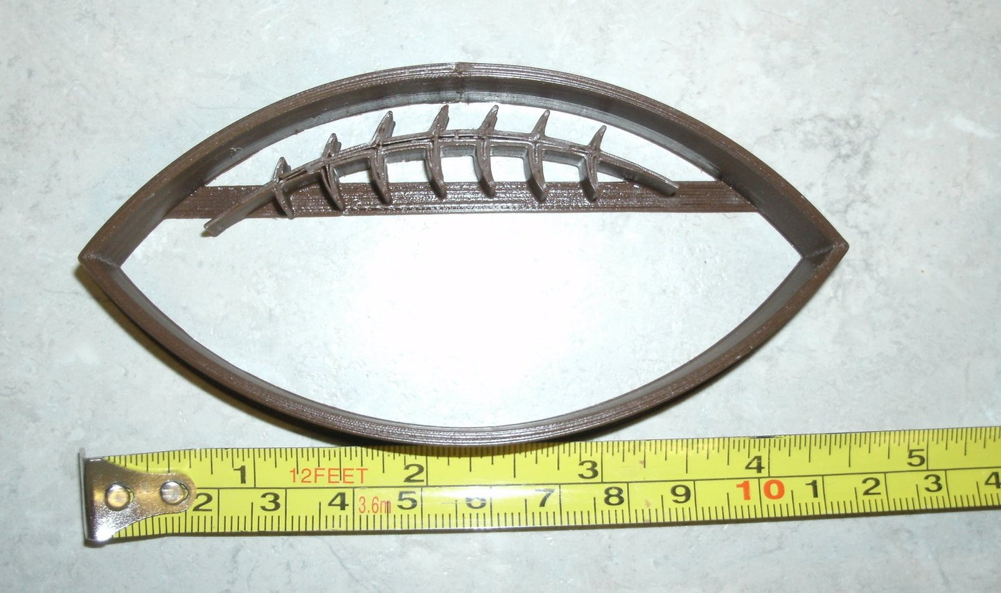 Football Ball Pigskin American Sports Cookie Cutter Made in USA PR680