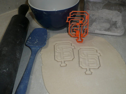 San Francisco Giants SF Logo MLB Baseball Team Sports Cookie Cutter USA PR2586