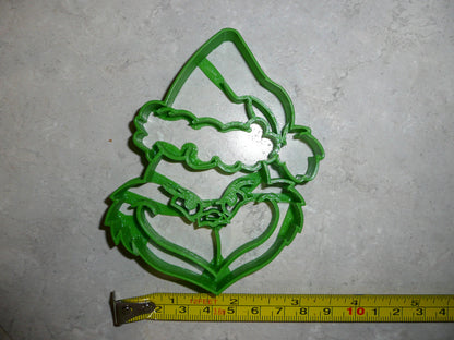 Grinch Face And Dog Max Dr Seuss Christmas Set Of 2 Cookie Cutters USA PR1541