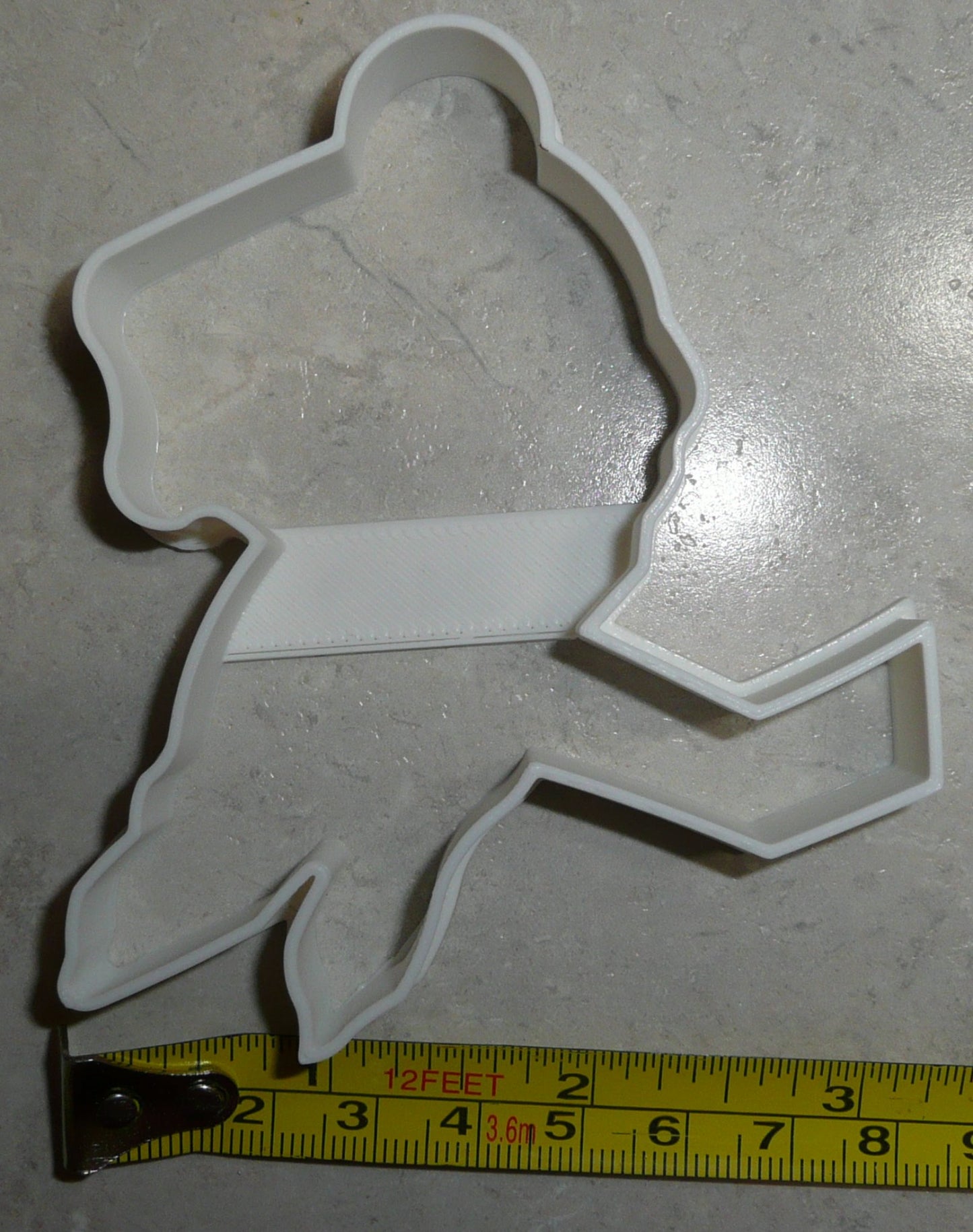 Ice Hockey Player With Stick Outline Cookie Cutter Made In USA PR2483