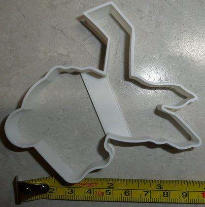 Ice Hockey Player With Stick Outline Cookie Cutter Made In USA PR2483