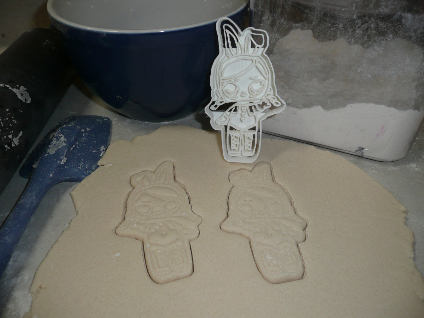 Hops Detailed Bunny Ears Surprise Doll Series Cookie Cutter USA PR2386