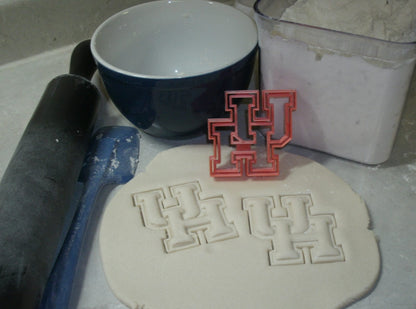 University Of Houston Cougars UH Logo Sports Athletics Cookie Cutter USA PR2634