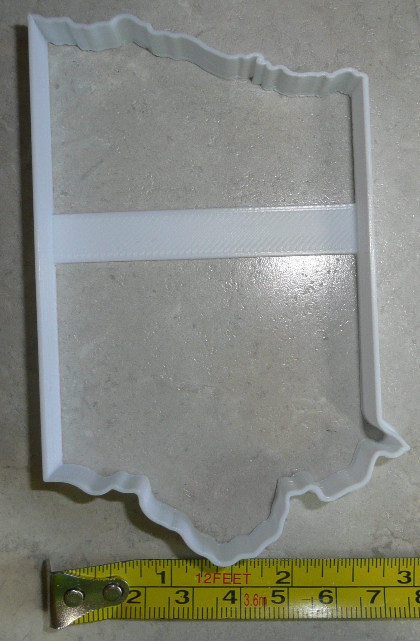State of Iowa Outline Hawkeye Farmland Cookie Cutter Made In USA PR2715