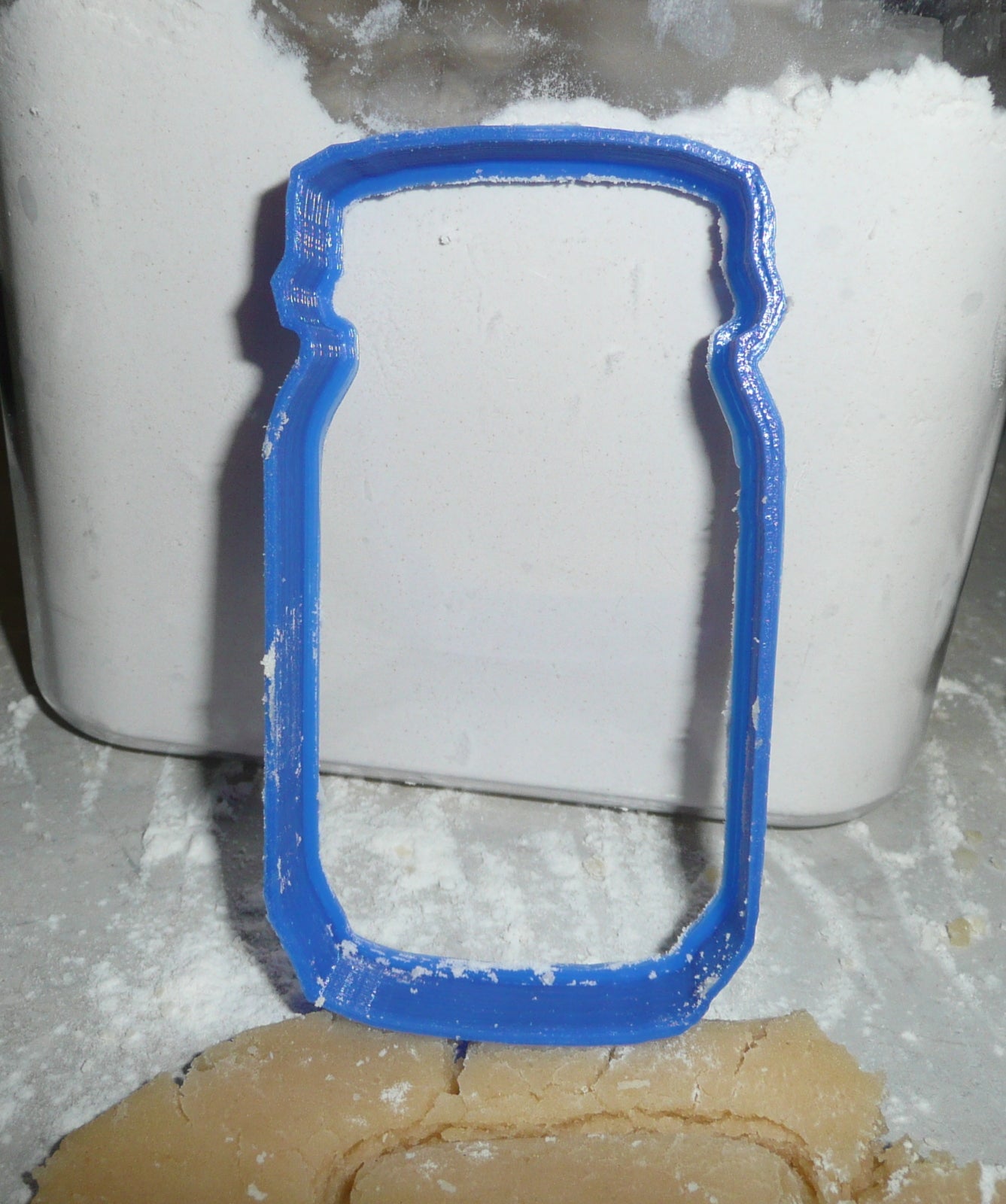 Mason Jar Outline Special Occasion Cookie Cutter Baking Tool Made In USA PR264