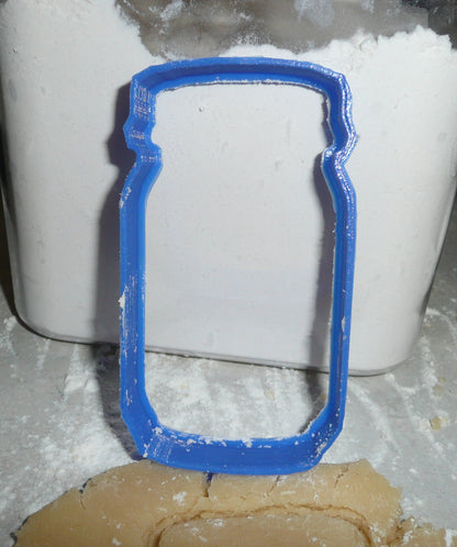 Mason Jar Outline Special Occasion Cookie Cutter Baking Tool Made In USA PR264