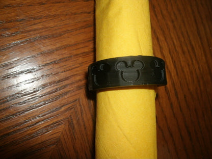 Mickey Mouse Silhouette Birthday Party Napkin Ring Cubhouse Made in USA PR763
