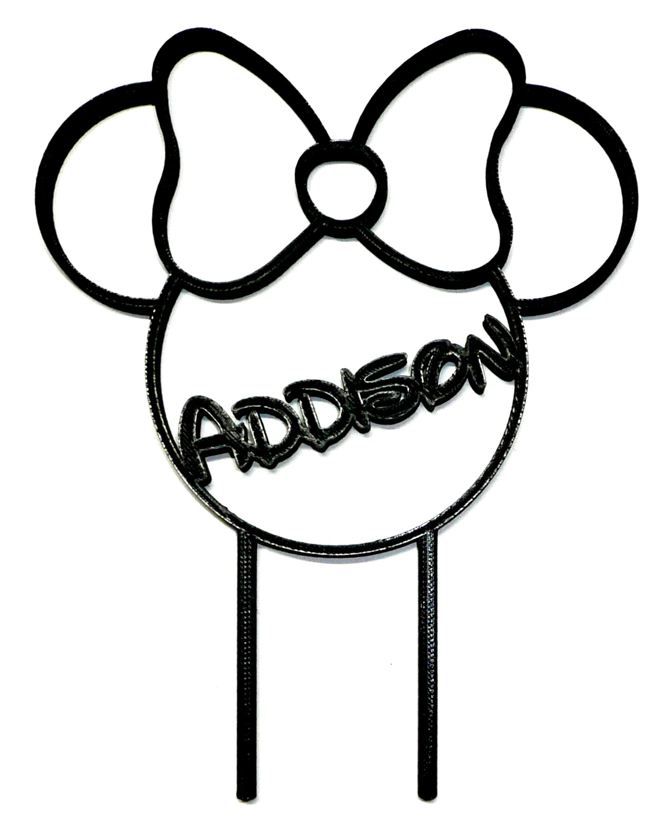 Personalized Minnie Mouse Cake Topper Smash Cake Made in USA PR2549