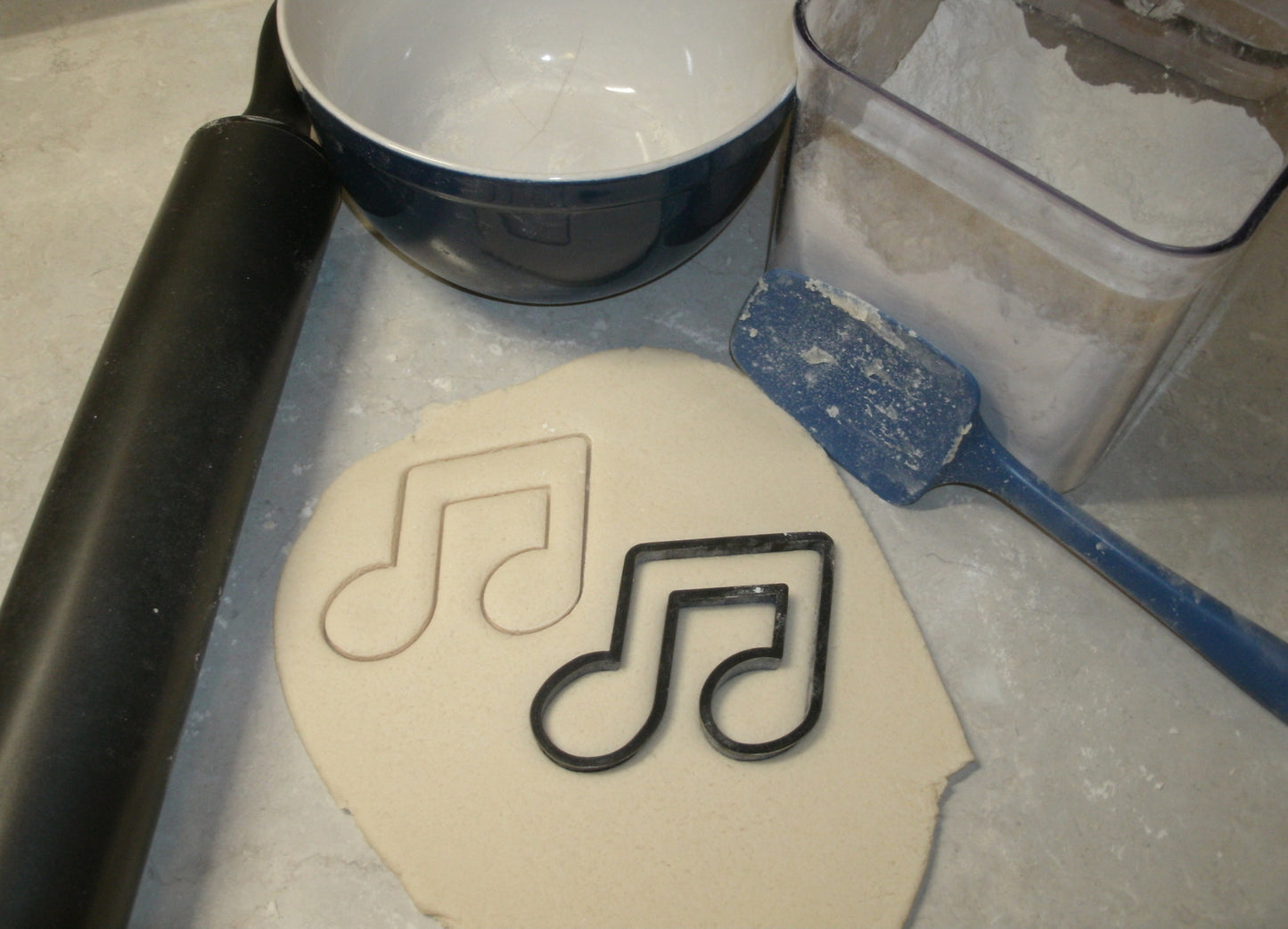 Double Music Note Notation Symbol Staff Cookie Cutter Made in USA PR609