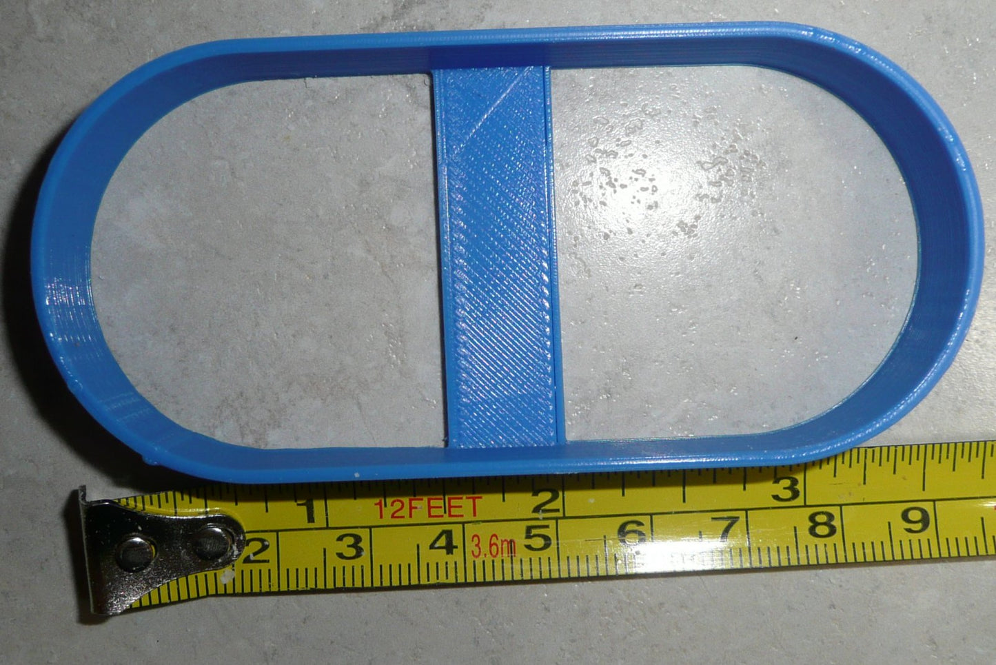 Oblong Round Rectangle Oval Elongated Pill Shape Cookie Cutter USA PR2554