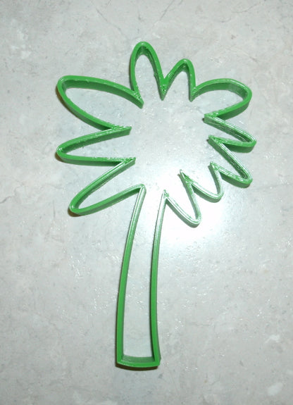 Palm Tree Tropical Island Vacation Symbol Victory Peace Cookie Cutter USA PR592