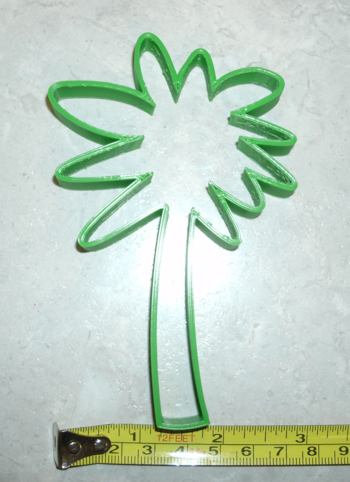 Palm Tree Tropical Island Vacation Symbol Victory Peace Cookie Cutter USA PR592