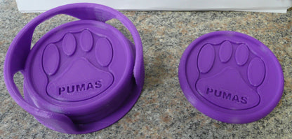 Saint Joseph's College SJC Pumas Coasters Holders 3D Printed USA PR860 PR861