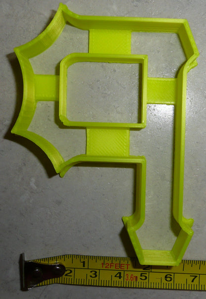 Pittsburgh Pirates P Logo MLB Baseball Sports Athletics Cookie Cutter USA PR2581