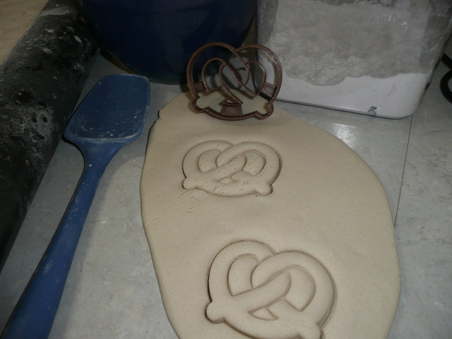Pretzel Baked Bread Dough Movie Film Snack Food Cookie Cutter Made In USA PR2159