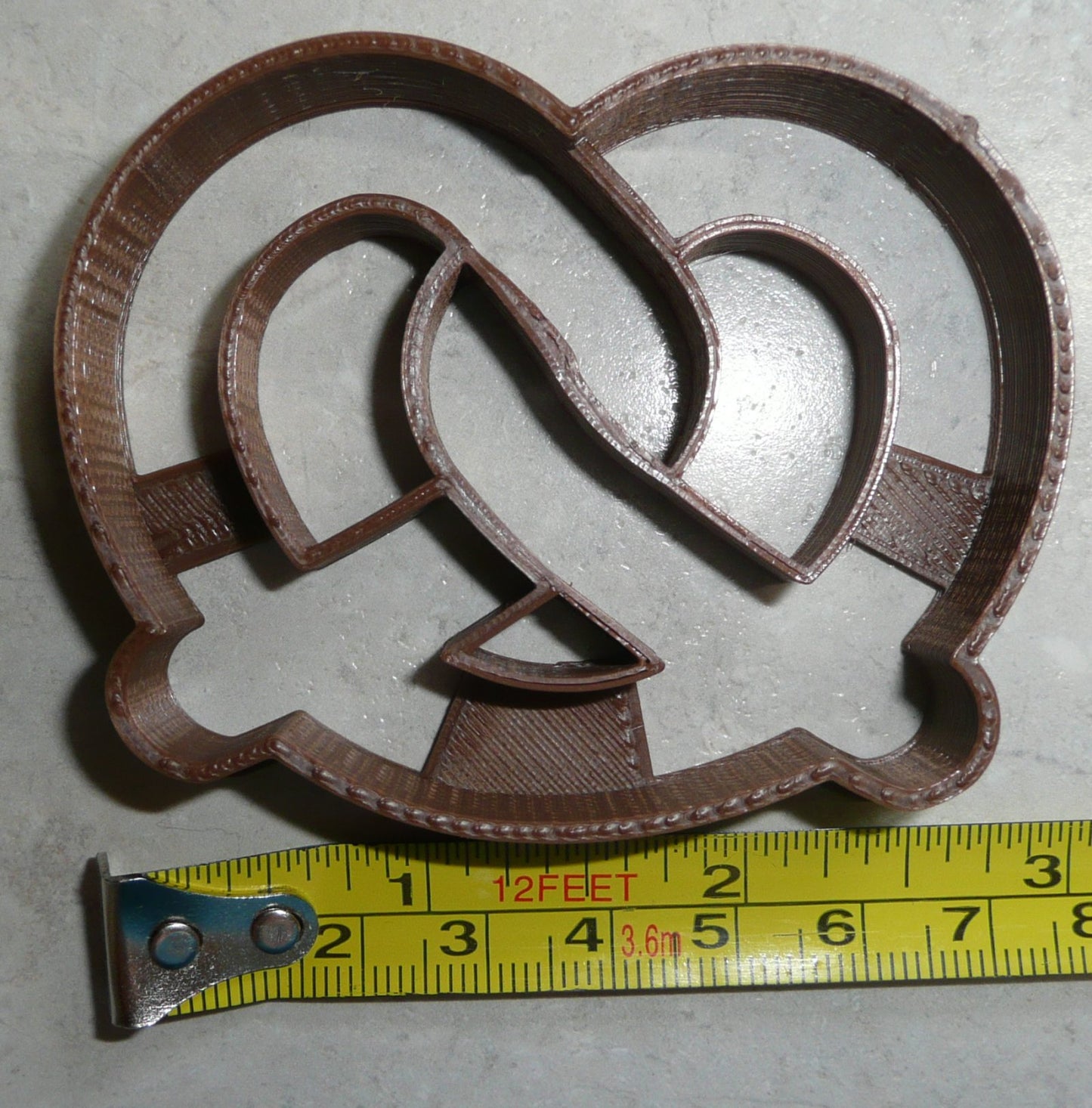Pretzel Baked Bread Dough Movie Film Snack Food Cookie Cutter Made In USA PR2159