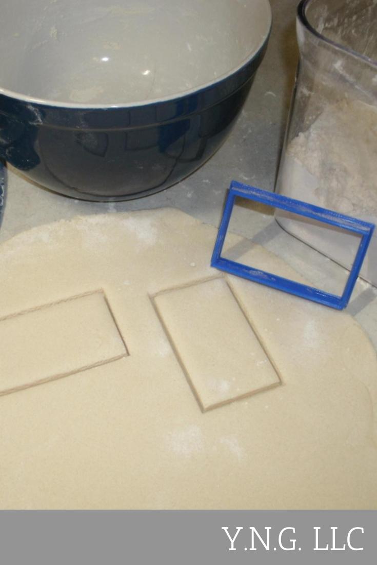 Rectangle Shape Box Frame Outline Cookie Cutter Made in USA PR696 – Y.N ...
