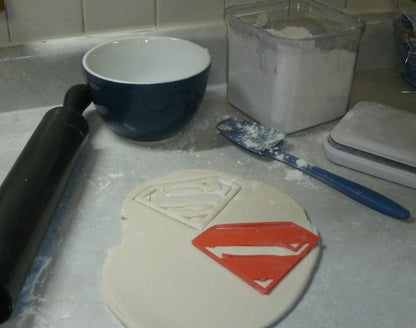 Superman Superhero Personalized Initial Cookie Cutter Made in USA PR2275