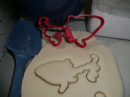 Red Fish Dr Seuss Children Book One Fish Two Fish Cookie Cutter USA PR2475