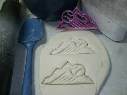 Colorado Rockies Logo MLB Baseball Sports Athletics Cookie Cutter USA PR2583