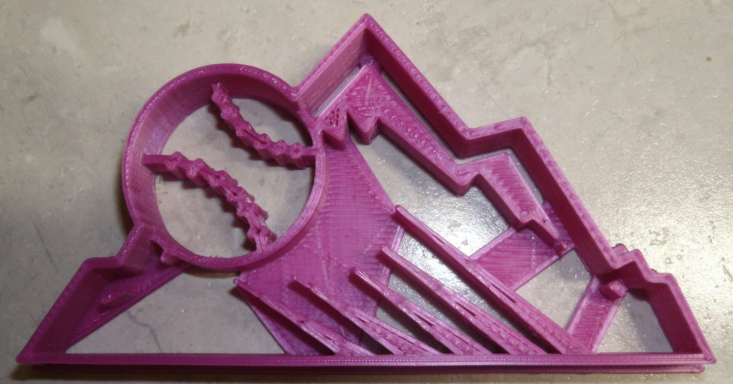 Colorado Rockies Logo MLB Baseball Sports Athletics Cookie Cutter USA PR2583