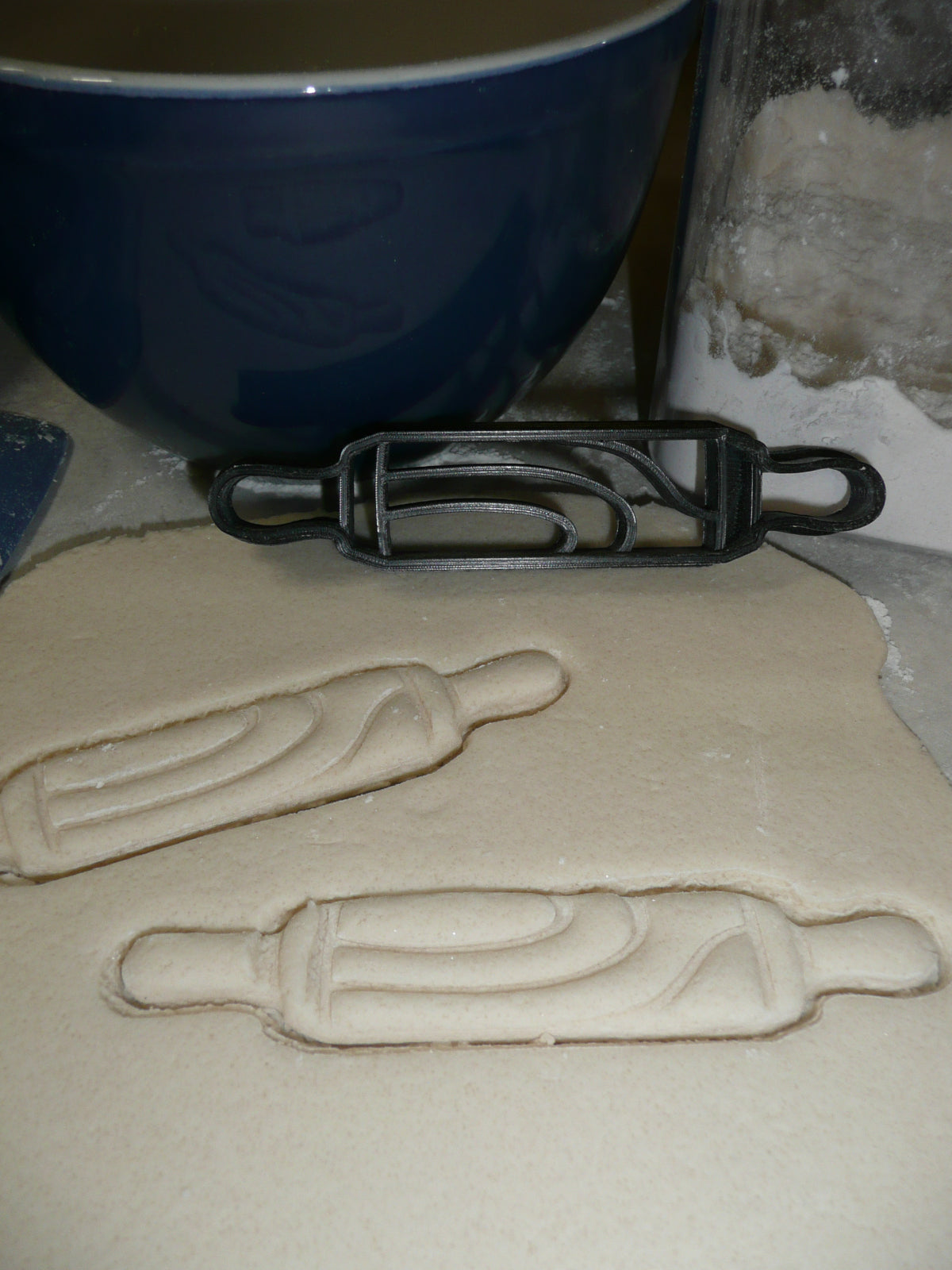 Rolling Pin Kitchen Chef Bakery Tool Food Preparation Cookie Cutter USA PR2377