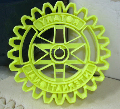 Rotary International Gear Wheel Club Organization Cookie Cutter USA PR2692