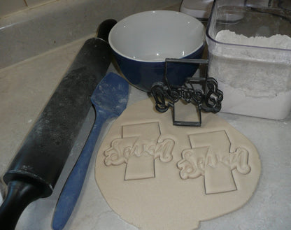 Number Seven 7 With Word Birthday Anniversary Cookie Cutter USA PR2408