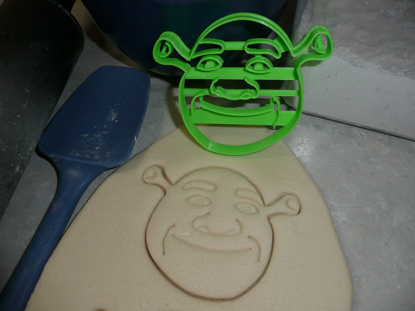 Shrek Face Green Ogre Monster Creature Movie Character Cookie Cutter USA PR2529
