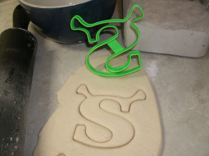 Shrek Logo Horns Green Ogre Monster Creature Kids Movie Cookie Cutter USA PR2528