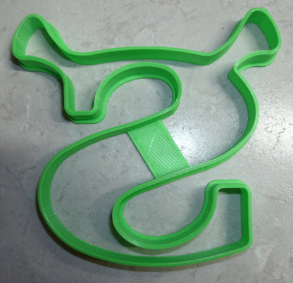 Shrek Logo Horns Green Ogre Monster Creature Kids Movie Cookie Cutter USA PR2528