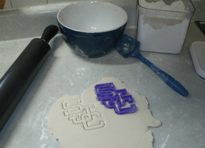 Saint Joseph's College SJC Block Letters Cookie Cutter Made in USA PR857