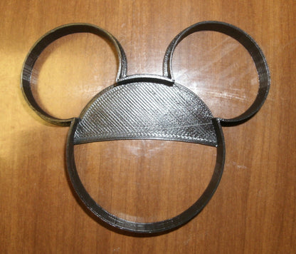 6x Mickey Mouse Head Fondant Cutter Cupcake Topper Size 1.75" USA FD528