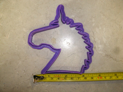 Unicorn Head Magical Creature Magic Power Cookie Cutter Made In USA PR319