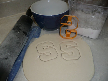 Syracuse University Orange S Letter Team Sports Athletics NCAA Special Occasion Cookie Cutter Baking Tool Made In USA PR2447
