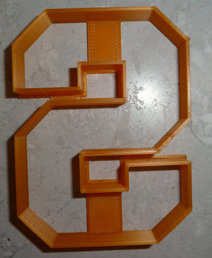 Syracuse University Orange S Letter Team Sports Athletics NCAA Special Occasion Cookie Cutter Baking Tool Made In USA PR2447