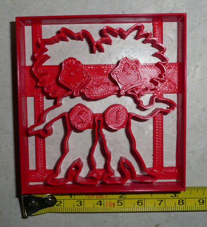 Thing 1 Thing 2 Dr Seuss Cat In The Hat Kids Book Cookie Cutter USA PR2431